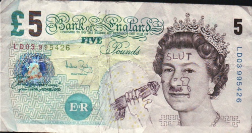 Bank Note Slut